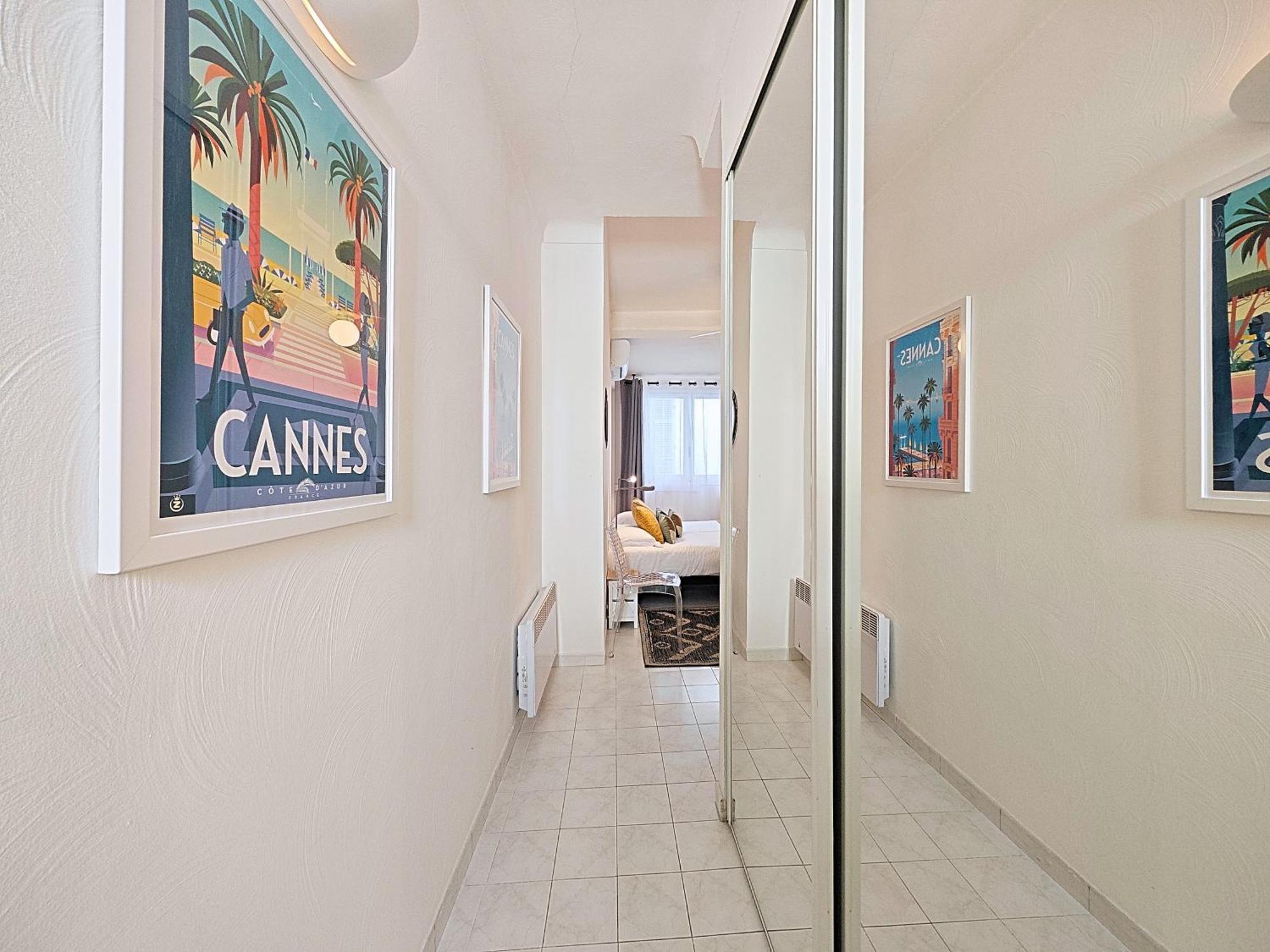 カンヌViva Riviera - 19 Rue Des Freres Pradignacアパートメント エクステリア 写真