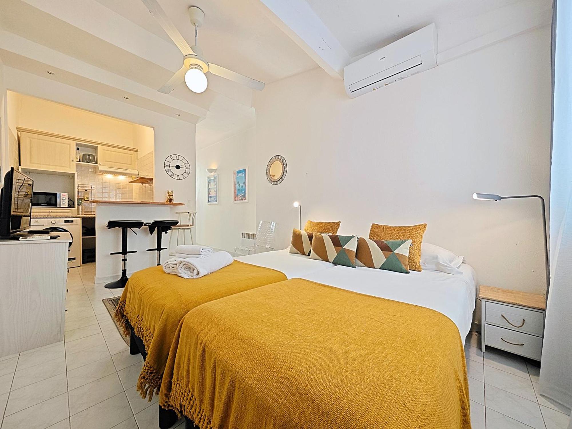 カンヌViva Riviera - 19 Rue Des Freres Pradignacアパートメント エクステリア 写真